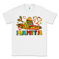 White mamita and sombrero with lime flowers Classic Tee - AdoDesignShop