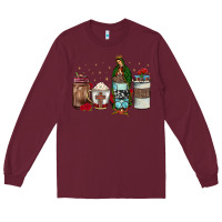 Burgundy our lady of guadalupe coffee Long Sleeve Tee - JahusDesignShop