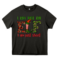 Asphalt i am not an elf i am just short christmas Heavy Core Tee - RanaPortraitStore