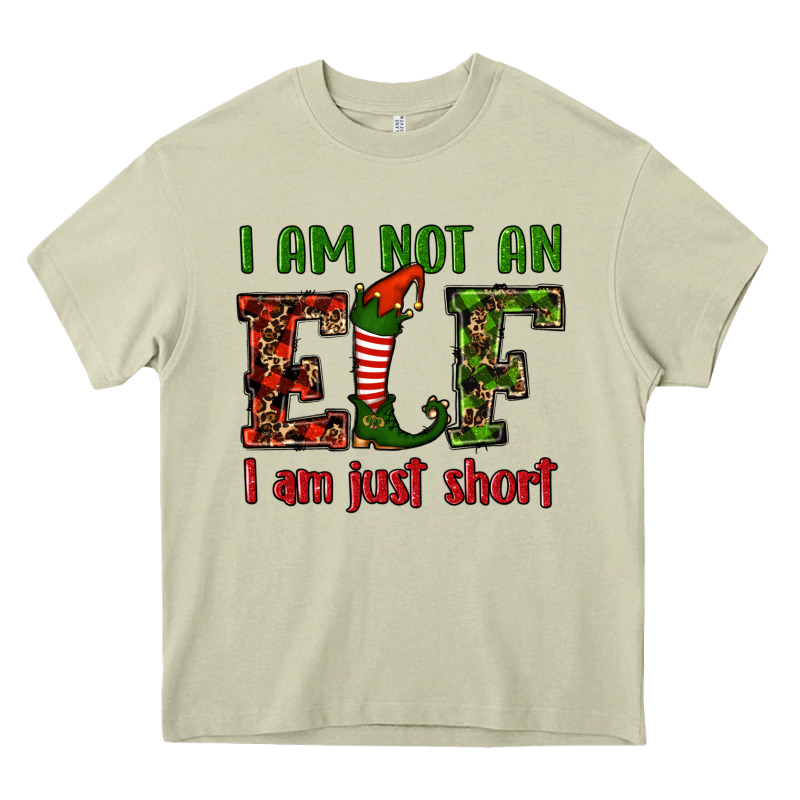 I Am Not An Elf I Am Just Short Christmas Heavy Core Tee by RanaPortraitStore | Teevron