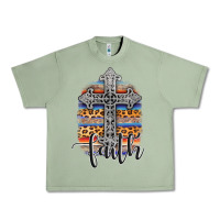 Oil Green western faith Urban Heavy Tee - AdoDesignShop