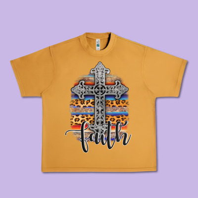 Western Faith Urban Heavy Tee Designed By Adodesignshop