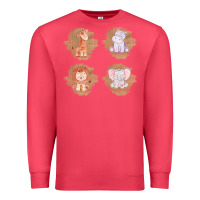 Cardinal Safari Baby Animal Clipart Premium Sweatshirt - Bettercallsaul