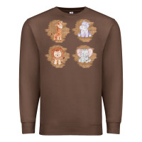 Chestnut Safari Baby Animal Clipart Premium Sweatshirt - Bettercallsaul