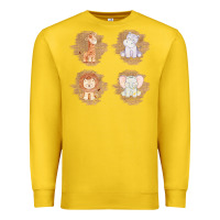 Lemon Safari Baby Animal Clipart Premium Sweatshirt - Bettercallsaul