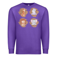 Safari Baby Animal Clipart Premium Sweatshirt | Teevron