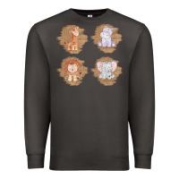 Smoke Safari Baby Animal Clipart Premium Sweatshirt - Bettercallsaul