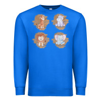 True Royal Safari Baby Animal Clipart Premium Sweatshirt - Bettercallsaul
