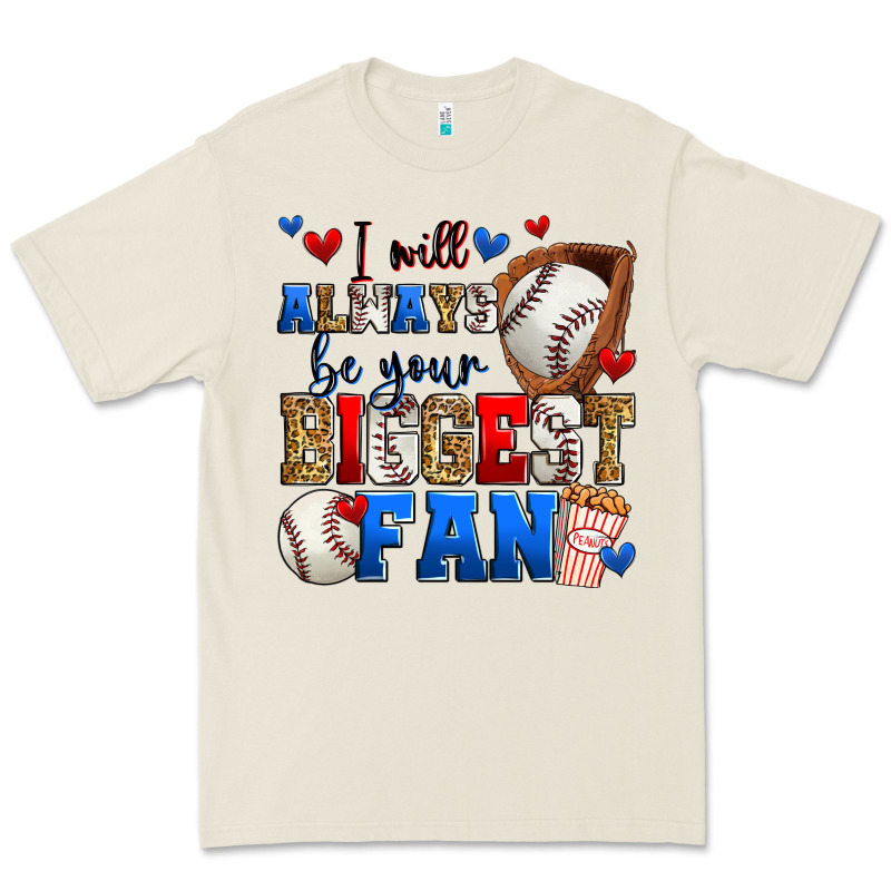 I Will Always Be Your Biggest Fan Baseball Premium Tee by Zillion Design Studio | Teevron