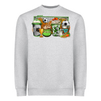 Heather Grey soccer coffee Heavyweight Sweatshirt - Jasminsmagicworld