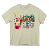 Mossy rockin the mom life mothers day Heavy Core Tee - texasbilliewilder