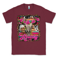 Burgundy howdy valentine's day bull skull Classic Tee - Jasminsmagicworld