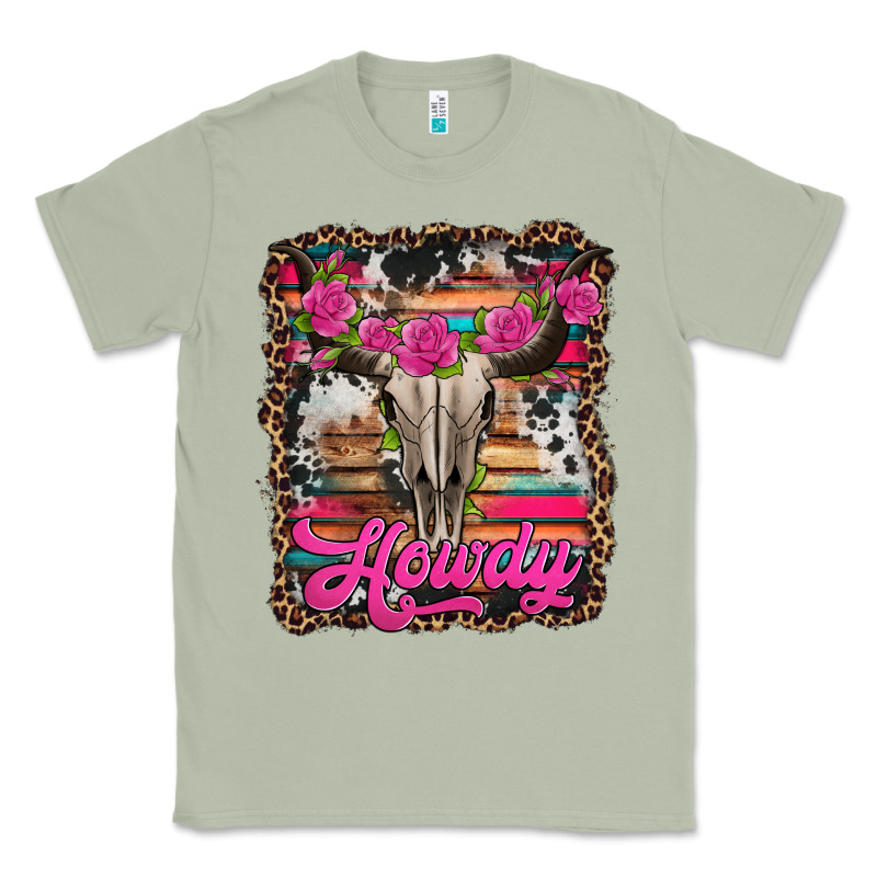 Howdy Valentine's Day Bull Skull Classic Tee by Jasminsmagicworld | Teevron