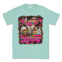 Seafoam howdy valentine's day bull skull Classic Tee - Jasminsmagicworld
