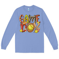 Colony Blue game day softball Long Sleeve Tee - MaliasSmallBusiness