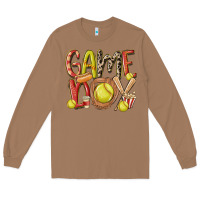 Toasted Coconut game day softball Long Sleeve Tee - MaliasSmallBusiness