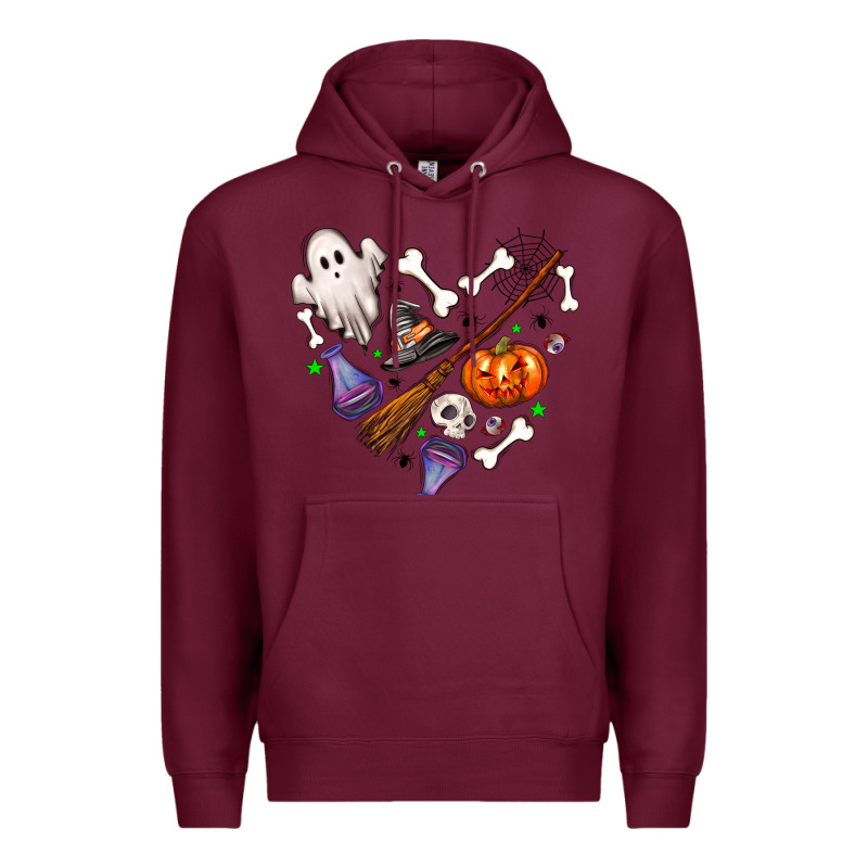 Love Hallowen Premium Hoodie by NancyCooperArtShop | Teevron