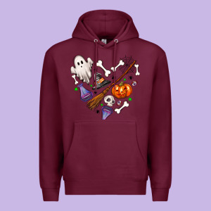 Love Hallowen Premium Hoodie Designed By Nancycooperartshop