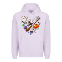 Lilac love hallowen Premium Hoodie - NancyCooperArtShop