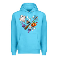 Ocean Blue love hallowen Premium Hoodie - NancyCooperArtShop