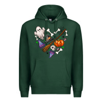Sports Green love hallowen Premium Hoodie - NancyCooperArtShop