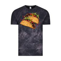 Cloud Black mexican taco's Vintage Tee - AdoDesignShop