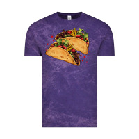Cloud Purple mexican taco's Vintage Tee - AdoDesignShop