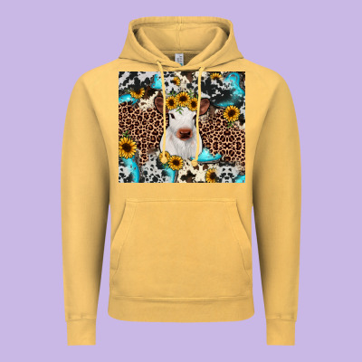 Western Calf Vintage Hoodie Designed By Jahusdesignshop