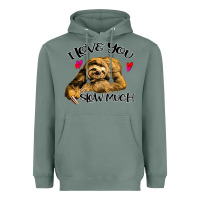 Sage Valentine Sloth, I Love You Slow Much Heavyweight Hoodie - Bettercallsaul