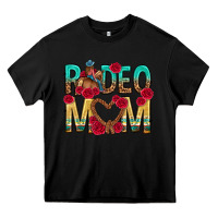 Black rodeo mom mothers day Heavy Core Tee - texasbilliewilder