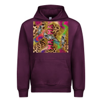 Mauve Wine Colorful leopard lightning bolt tumbler mother's Urban Hoodie - HowdyJamesFarm