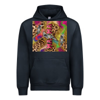 Navy Colorful leopard lightning bolt tumbler mother's Urban Hoodie - HowdyJamesFarm