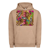 Pigment Burro Colorful leopard lightning bolt tumbler mother's Urban Hoodie - HowdyJamesFarm