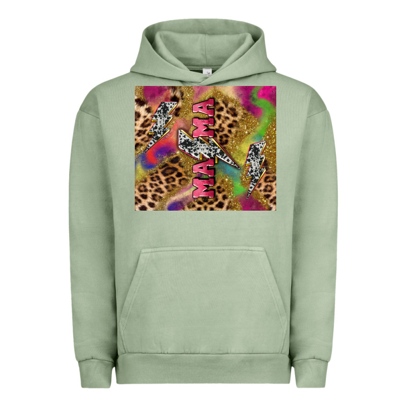 Colorful Leopard Lightning Bolt Tumbler Mother's Urban Hoodie by HowdyJamesFarm | Teevron