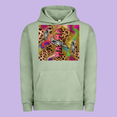 Colorful Leopard Lightning Bolt Tumbler Mother's Urban Hoodie Designed By Howdyjamesfarm