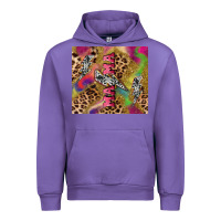 Tulip Colorful leopard lightning bolt tumbler mother's Urban Hoodie - HowdyJamesFarm