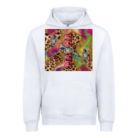 White Colorful leopard lightning bolt tumbler mother's Urban Hoodie - HowdyJamesFarm