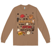 Toasted Coconut at the ballpark is where i spend most of my day Long Sleeve Tee - MaliasSmallBusiness