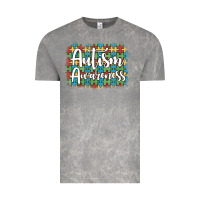 Cloud Rock autism awareness puzzle background Vintage Tee - Artiststas