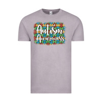 Vintage Zinc autism awareness puzzle background Vintage Tee - Artiststas