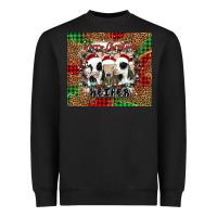 Black merry Christmas heifer Heavyweight Sweatshirt - Jasminsmagicworld