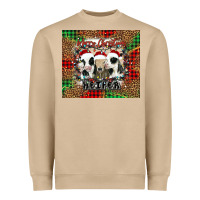 Mushroom merry Christmas heifer Heavyweight Sweatshirt - Jasminsmagicworld