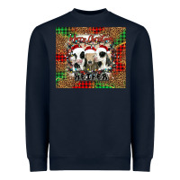 Navy merry Christmas heifer Heavyweight Sweatshirt - Jasminsmagicworld