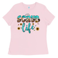 Bubblegum Pink scrub life Ladies Tee - JahusDesignShop