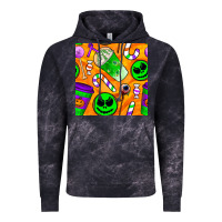 Cloud Black halloween snacks seamless pattern Vintage Hoodie - BundleAndBundleShop