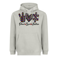 Peace Love Autism Heavyweight Hoodie | Teevron