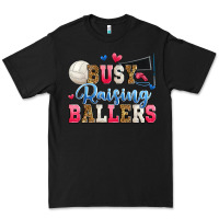 Black busy raising ballers volleyball Premium Tee - Zillion Design Studio