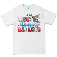 White busy raising ballers volleyball Premium Tee - Zillion Design Studio
