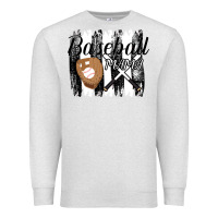 Oatmeal Heather Baseball Mama Premium Sweatshirt - Bettercallsaul