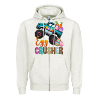 Oatmeal Heather Egg crusher png sublimation design download, Happy Zipper Hoodie - NancyCooperArtShop